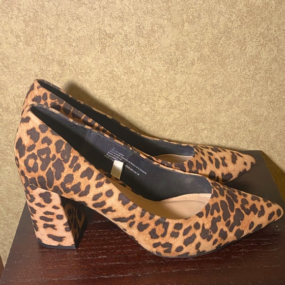 a new day Shoes - A new Day Cheetah pointed toe chunky heel! Like new condition, lots of wear left
